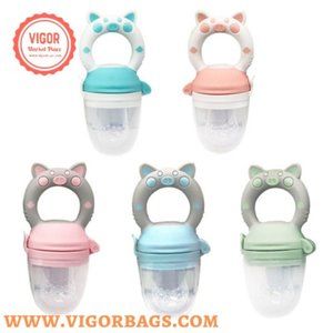 Baby Fruit Food Feeder Pacifier Infant Fruit Teething Teether Toy for 3-24 Month
